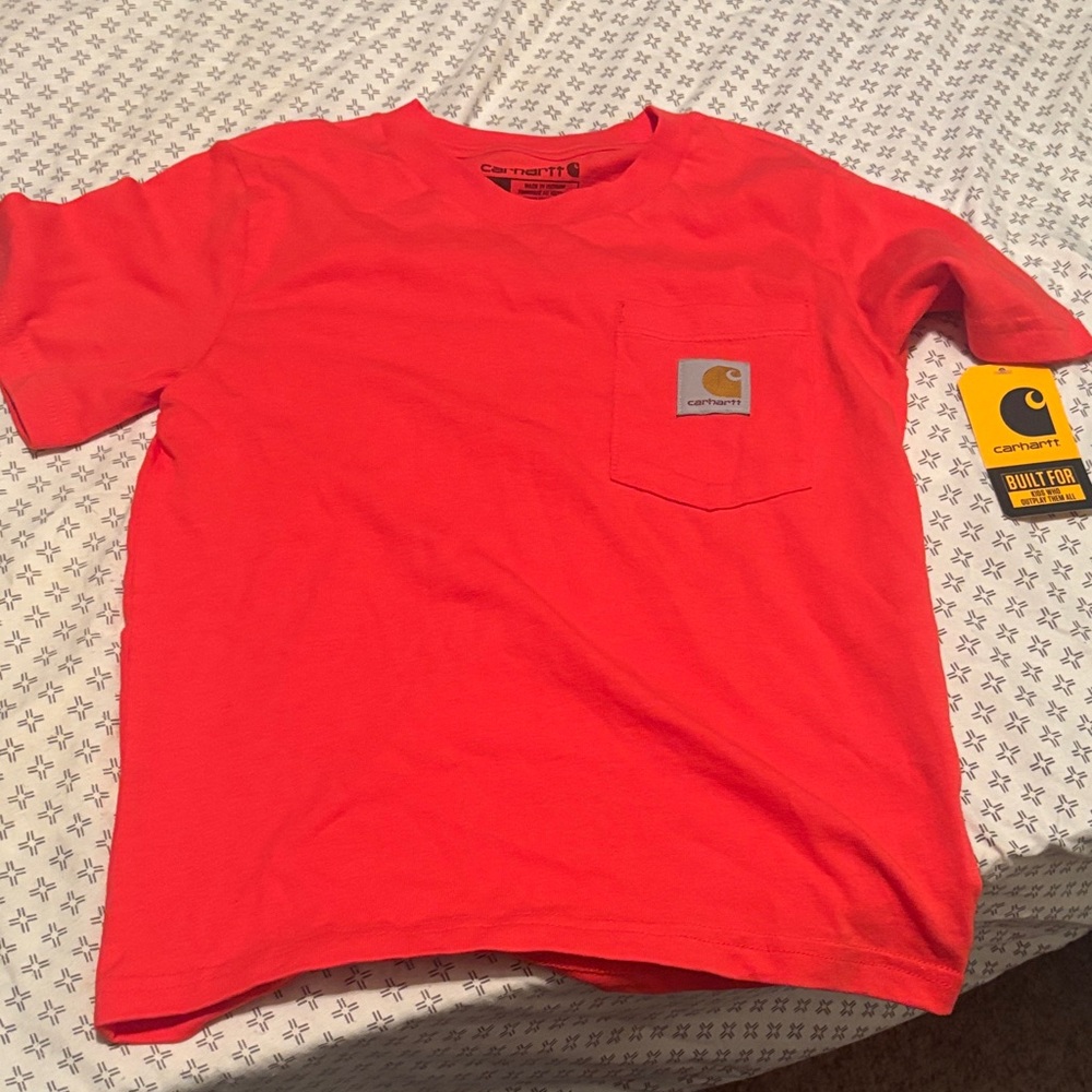 Carhartt Kids Bright Red Short Sleeve Tee